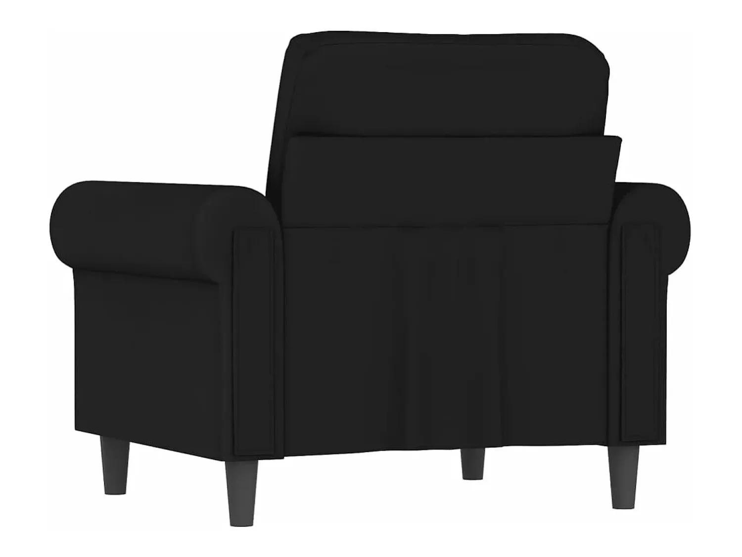 New Poltrona 60 cm veludo PT654375 Preto