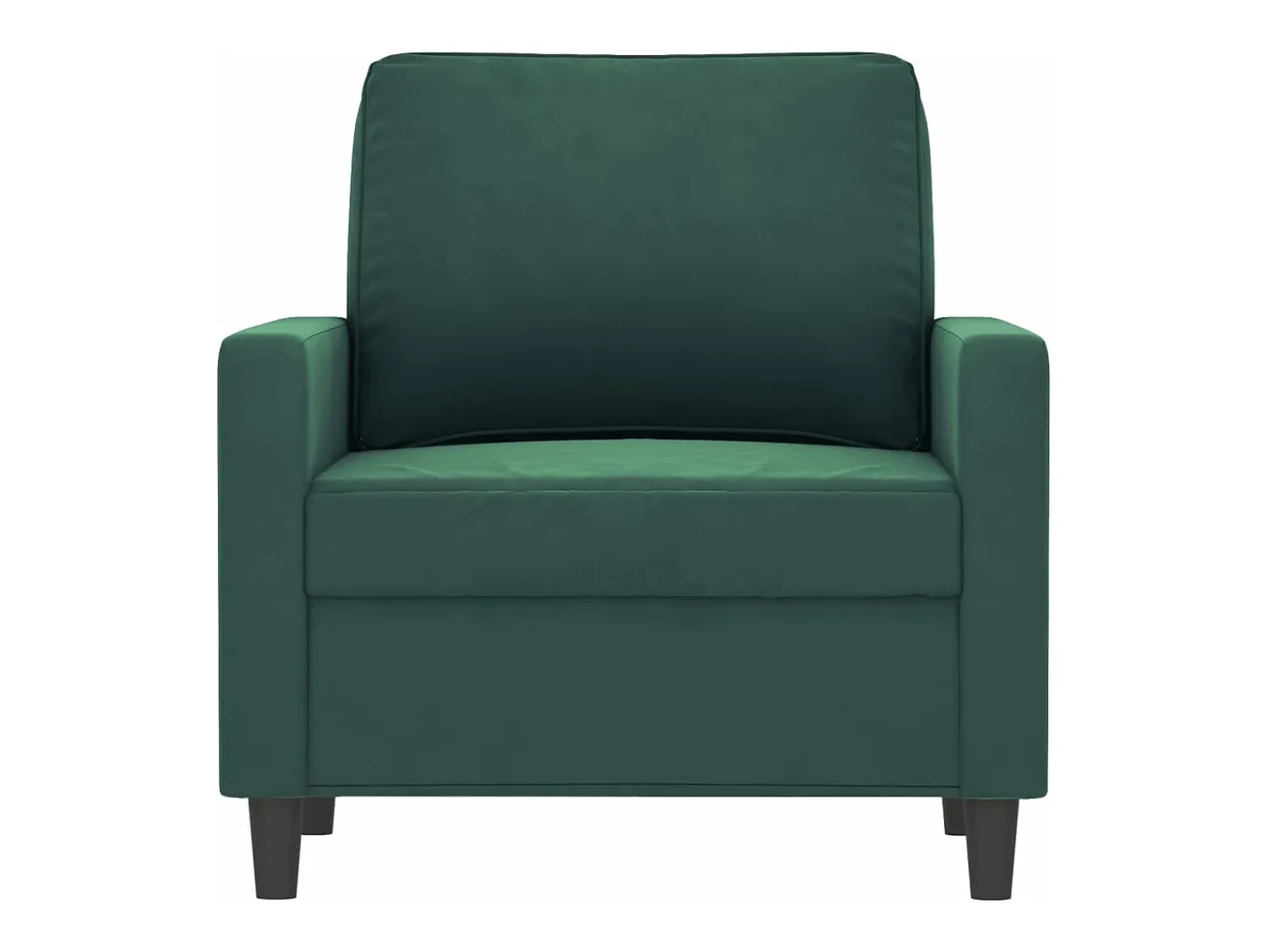 Poltrona* Poltrona 60 cm veludo -escuro PT531607 Verde