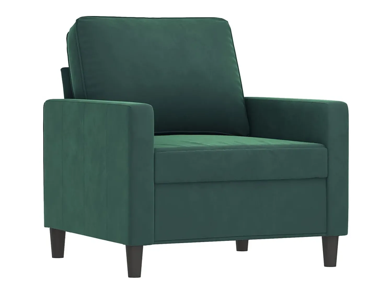 Poltrona* Poltrona 60 cm veludo -escuro PT531607 Verde