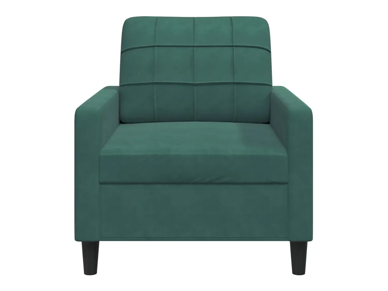 Poltrona* Poltrona 60 cm veludo -escuro PT275345 Verde