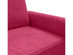 Outlet vidaxl Poltrona 60 cm veludo -tinto Vermelho