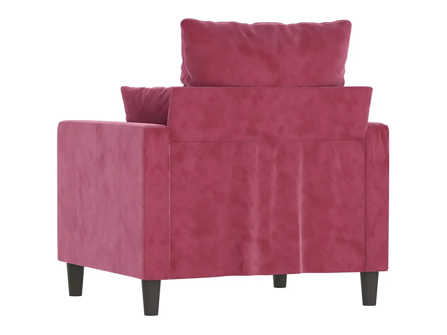 Poltrona| Poltrona 60 cm veludo -tinto PT671708 Vermelho