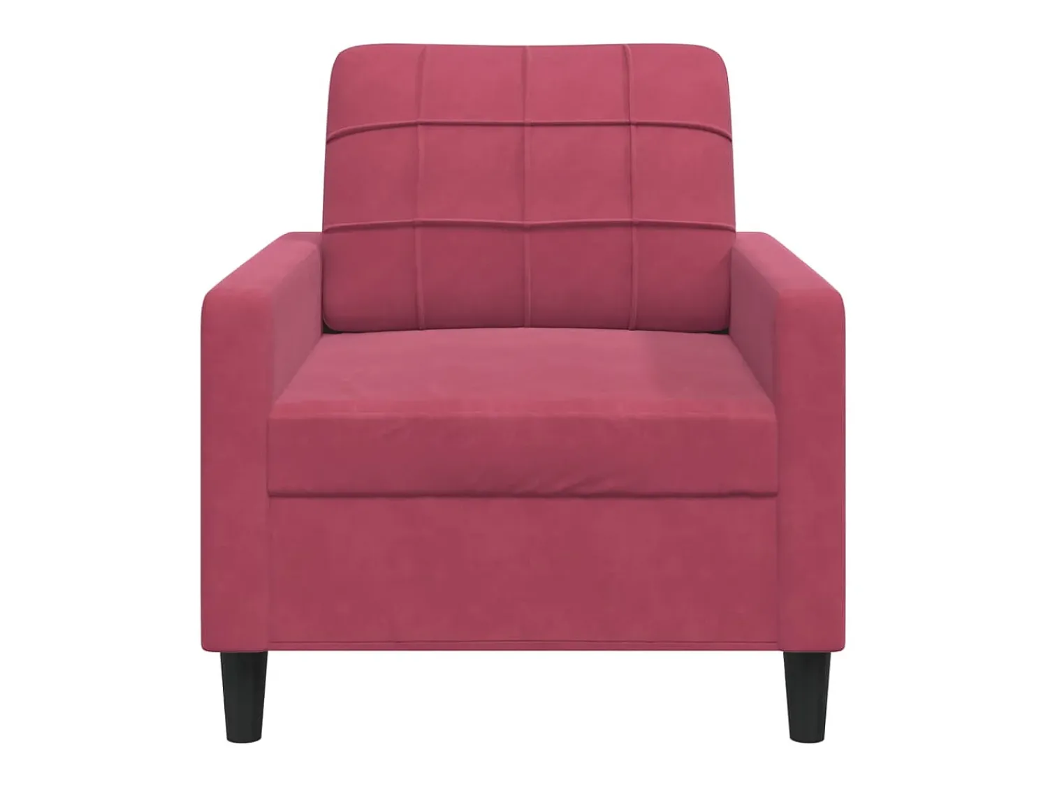 Poltrona 60 cm veludo -tinto PT398050^ Poltrona