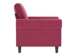 Poltrona| Poltrona 60 cm veludo -tinto PT598073 Vermelho
