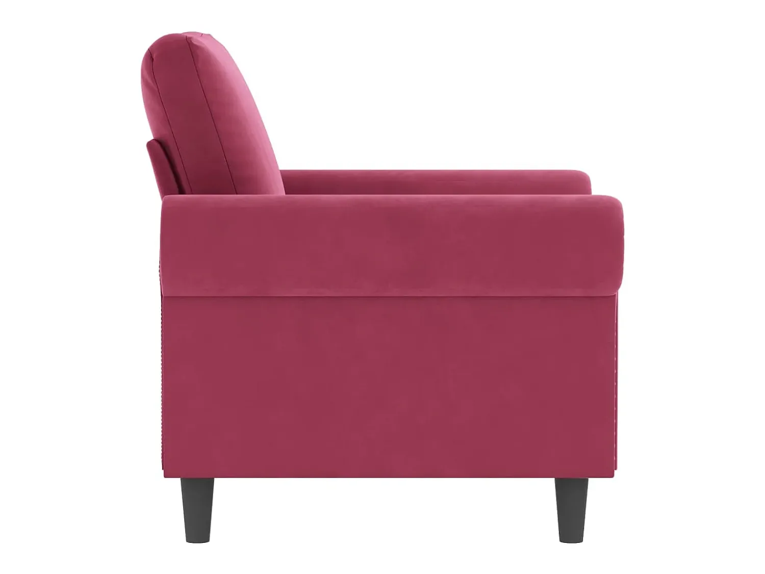 Poltrona| Poltrona 60 cm veludo -tinto PT598073 Vermelho