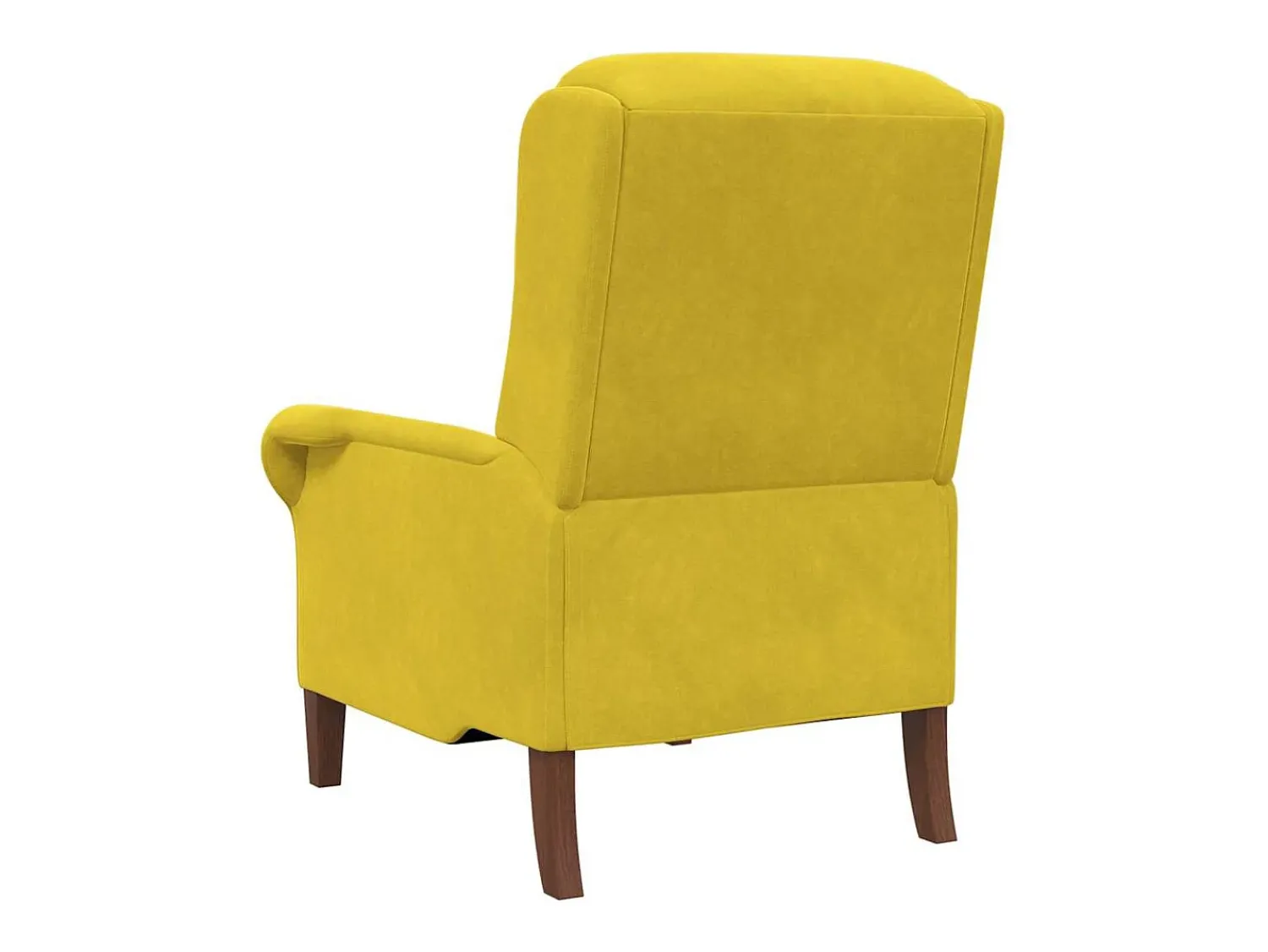 Poltrona*vidaxl poltrona 76 x 94 x 102 cm Veludo Amarelo