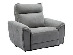 Poltrona*Vente-unique Poltrona articulada elétrica em tecido cinza - DJARALO Cinzento