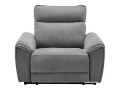 Poltrona*Vente-unique Poltrona articulada elétrica em tecido cinza - DJARALO Cinzento