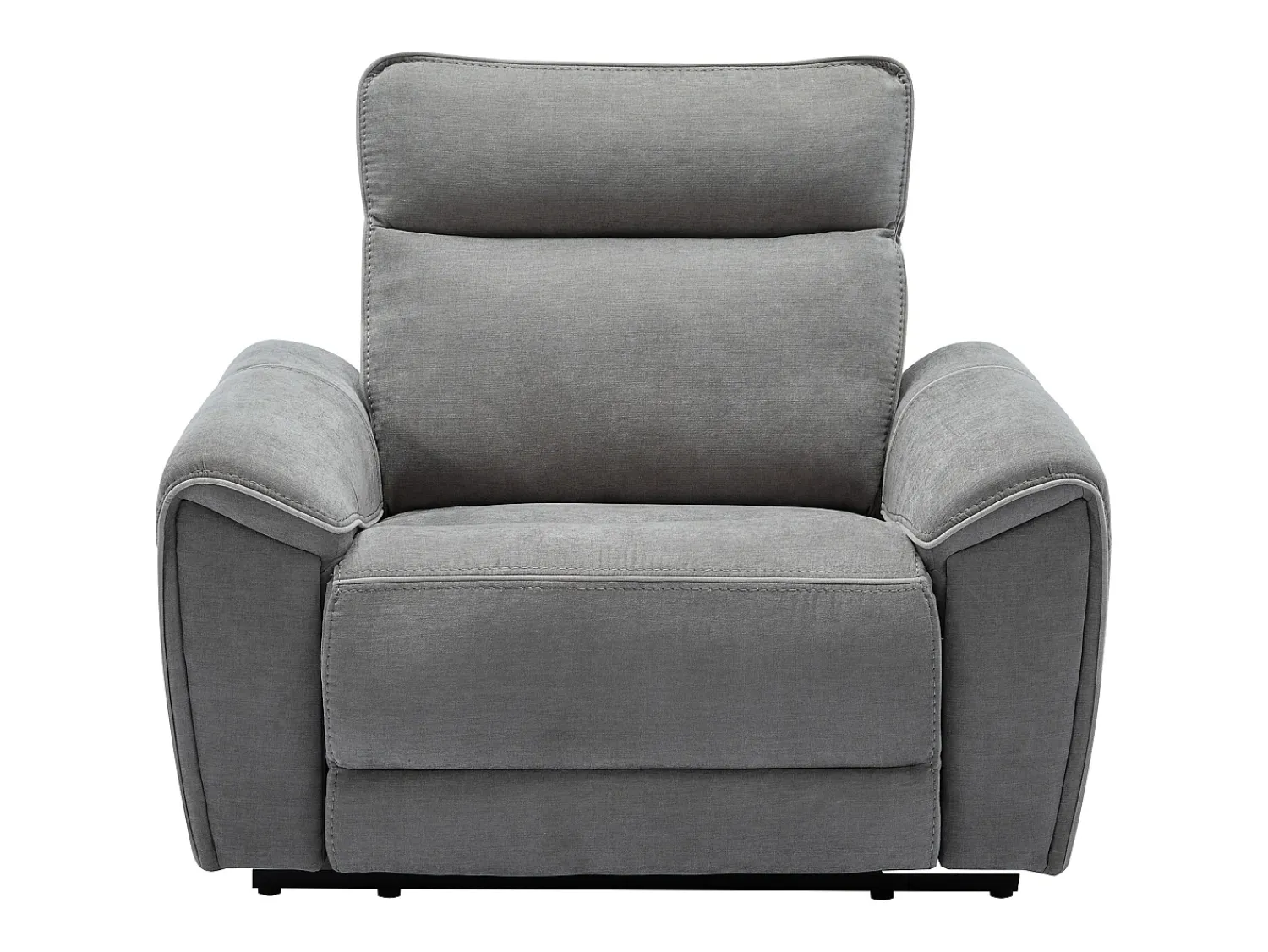 Poltrona*Vente-unique Poltrona articulada elétrica em tecido cinza - DJARALO Cinzento