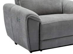 Poltrona*Vente-unique Poltrona articulada elétrica em tecido cinza - DJARALO Cinzento