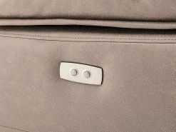 Poltrona|Vente-unique Poltrona articulada elétrica em tecido com 1 porta USB DOLENE Taupe