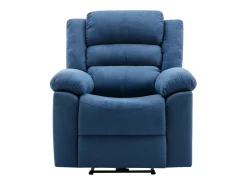 Poltrona|Vente-unique Poltrona articulada elétrica em tecido BUROLO Azul
