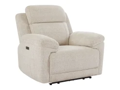 Poltrona*Vente-unique Poltrona articulada elétrica em tecido KELUNO Bege