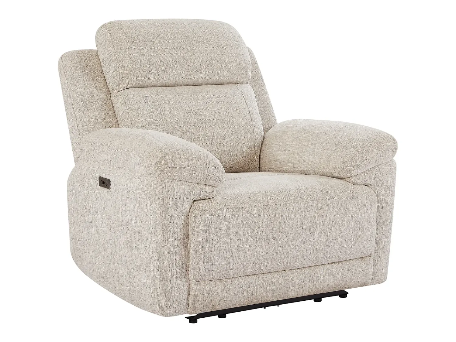Poltrona*Vente-unique Poltrona articulada elétrica em tecido KELUNO Bege