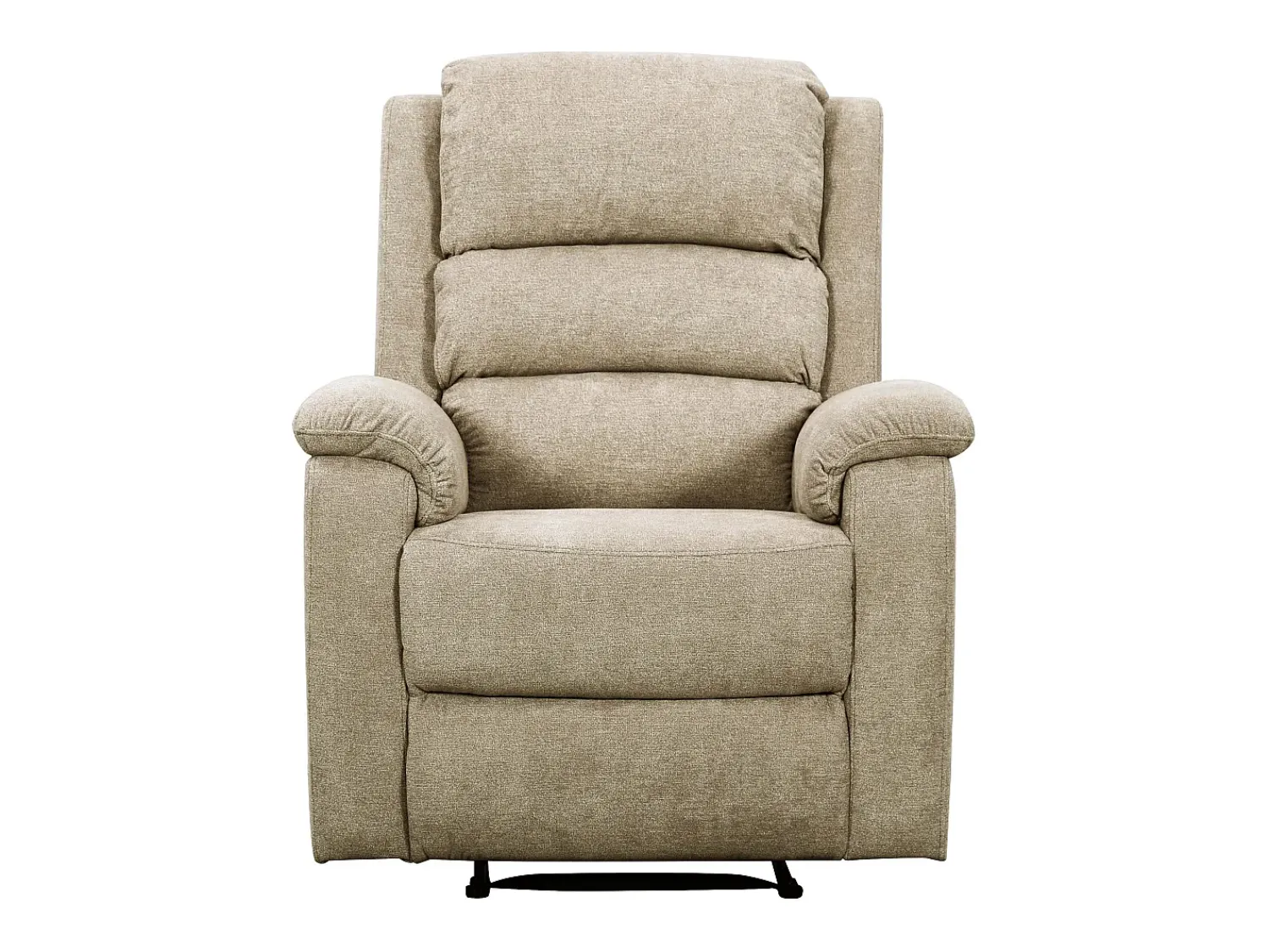 Online Vente-unique Poltrona articulada elétrica em tecido com apoio de pés e encosto inclináveis NEVERS Taupe