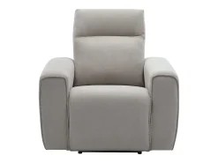 Poltrona|Vente-unique Poltrona articulada elétrica em tecido cor cinza LORGITA Cinzento claro / Cinzento
