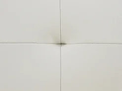 Poltrona*Vente-unique Poltrona articulada em pele branca estilo contemporâneo VINETA Branco