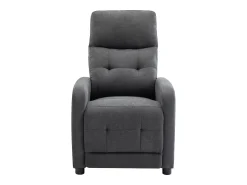 Clearance Vente-unique Poltrona articulada em tecido capitonê cor antracite JARAMILO Cinza antracite