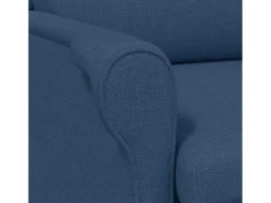 New vidaxl poltrona 76 x 94 x 102 cm tecido Azul