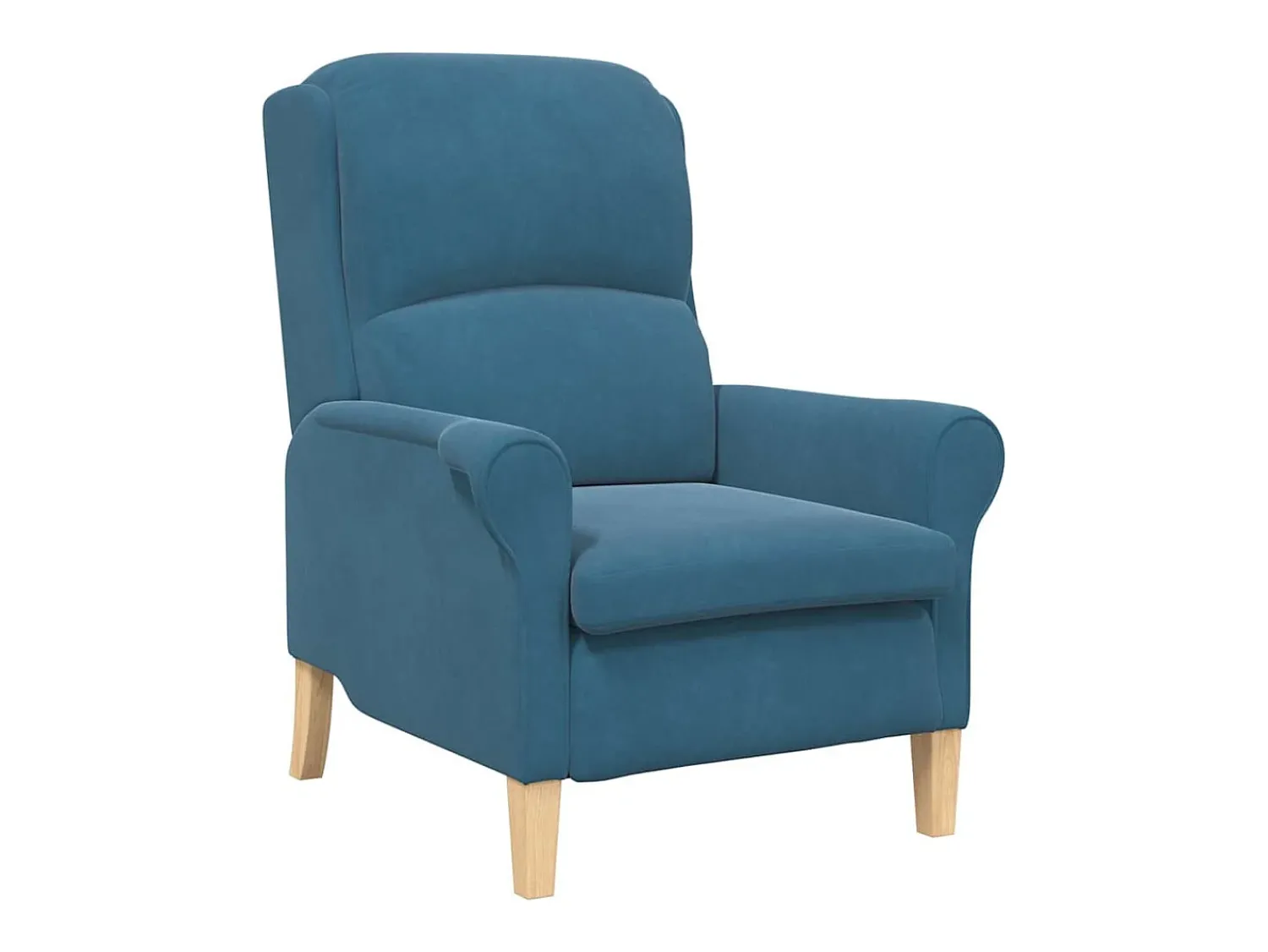 Poltrona|vidaxl poltrona 76 x 94 x 102 cm Veludo Azul