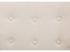 Vente-unique Poltrona balanço tecido matizado pés balanço botões decorativos no encosto ELMINA II^ Poltrona