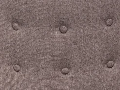 Discount Vente-unique Poltrona balanço tecido matizado pés balanço botões decorativos no encosto ELMINA II Taupe