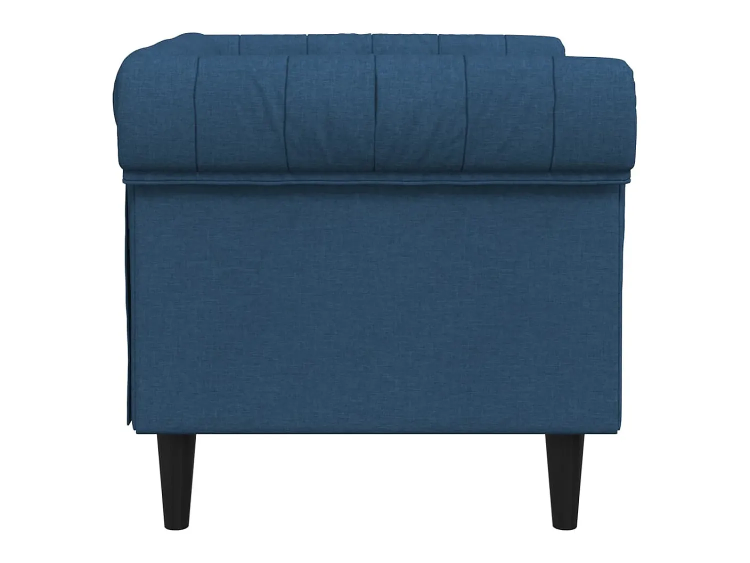 Poltrona* Poltrona chesterfield tecido PT880219 Azul