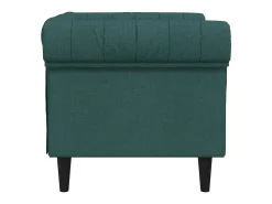 Online Poltrona chesterfield tecido -escuro PT473408 Verde