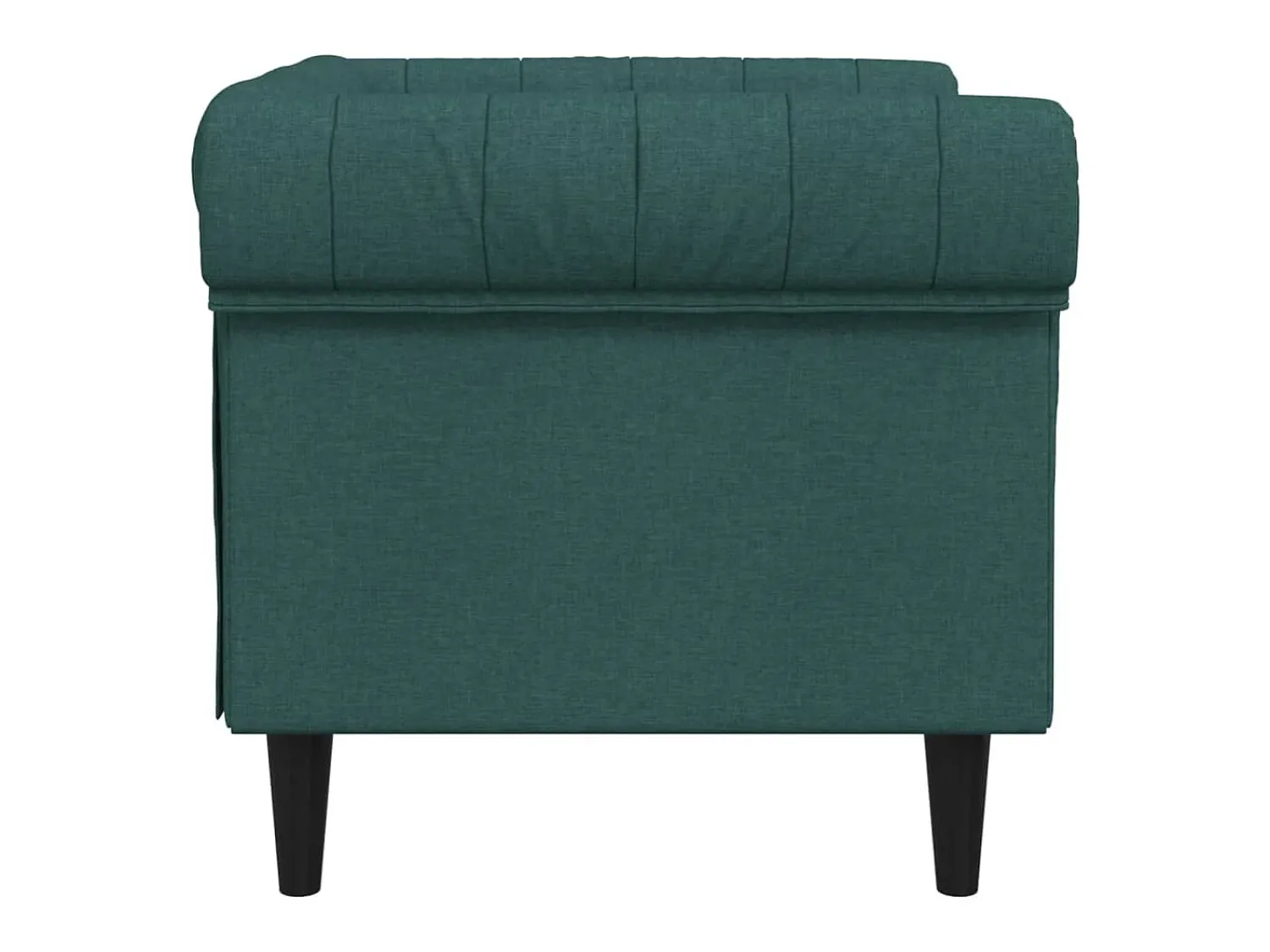 Online Poltrona chesterfield tecido -escuro PT473408 Verde