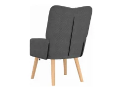 vidaxl poltrona Cinza Escuro 63 x 67 x 94 cm tecido^ Poltrona