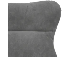 Poltrona*vidaxl poltrona Cinza Escuro 69 x 74 x 93 cm Veludo Cinzento