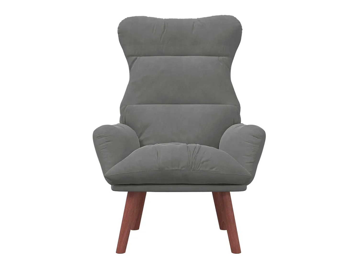 Poltrona*vidaxl poltrona Cinza Escuro 69 x 74 x 93 cm Veludo Cinzento