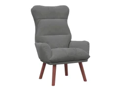 Poltrona*vidaxl poltrona Cinza Escuro 69 x 74 x 93 cm Veludo Cinzento