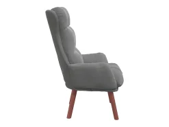 Poltrona*vidaxl poltrona Cinza Escuro 69 x 74 x 93 cm Veludo Cinzento