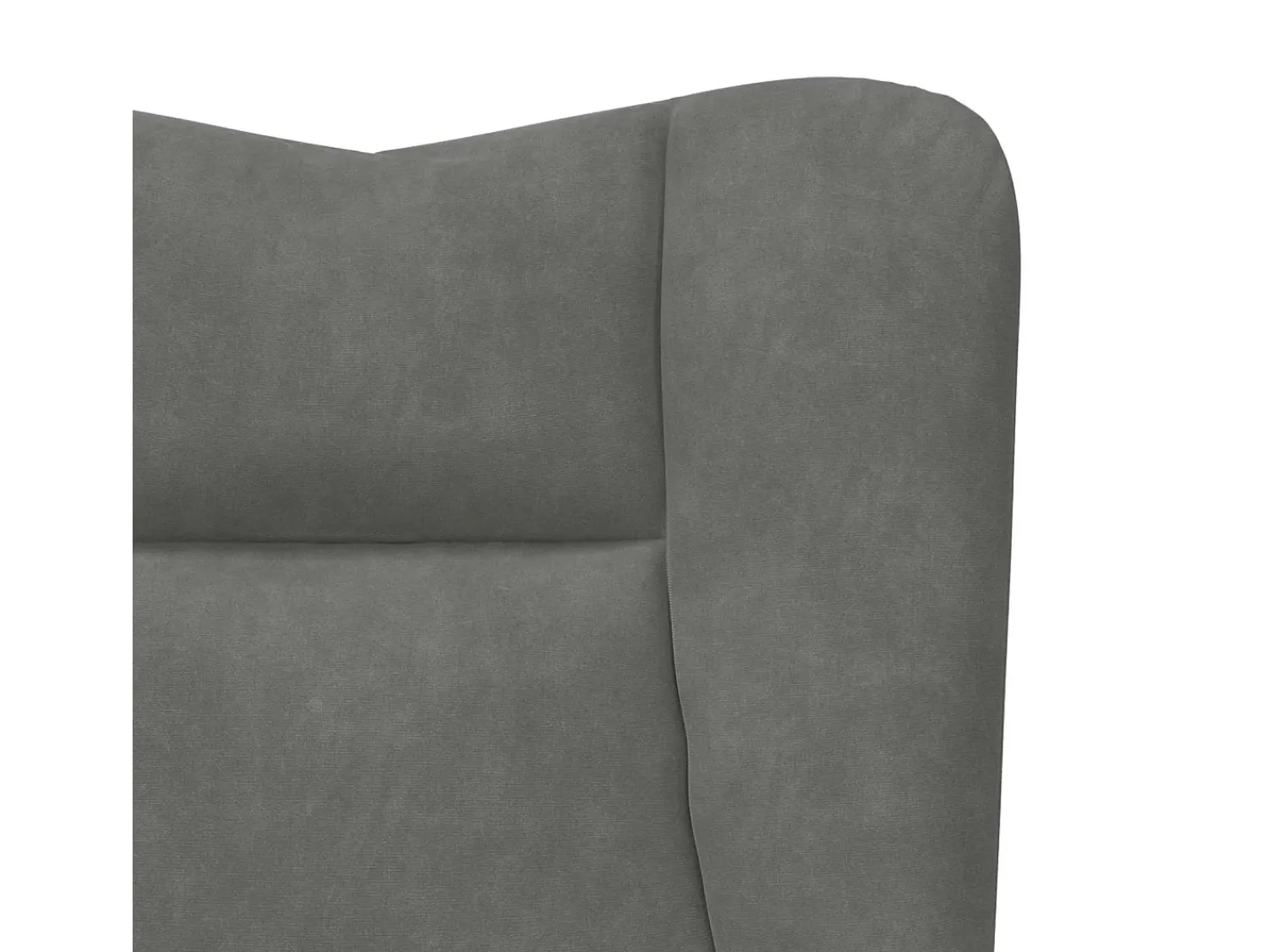 Poltrona|vidaxl poltrona Cinza Escuro 63 x 67 x 94 cm Veludo Cinzento