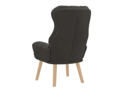 vidaxl poltrona Cinza Escuro 69 x 74 x 93 cm Tecido Sherpa^ Poltrona