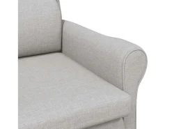 Clearance vidaxl poltrona Cinza Nuvem 76 x 94 x 102 cm tecido Cinzento