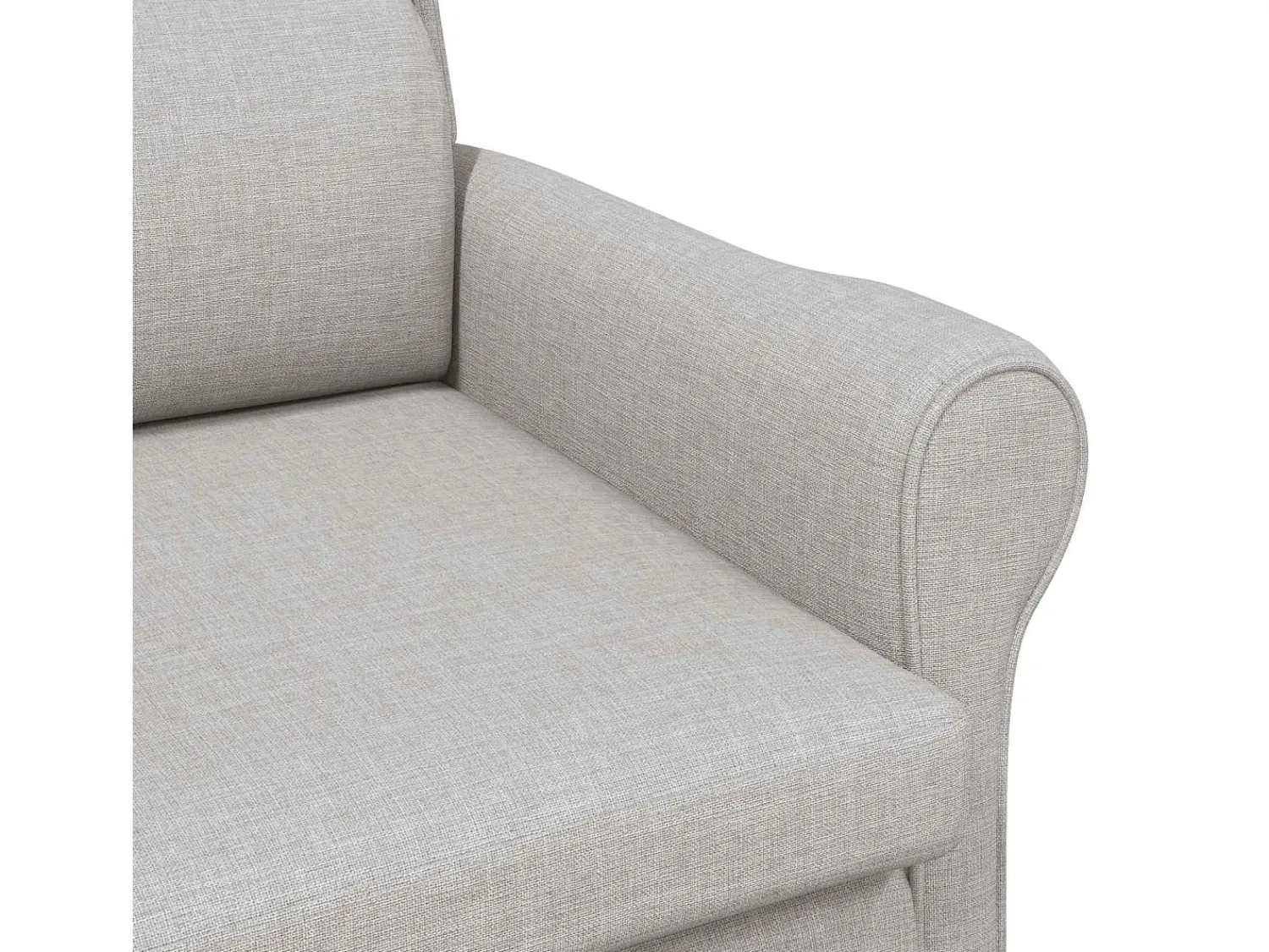 Clearance vidaxl poltrona Cinza Nuvem 76 x 94 x 102 cm tecido Cinzento