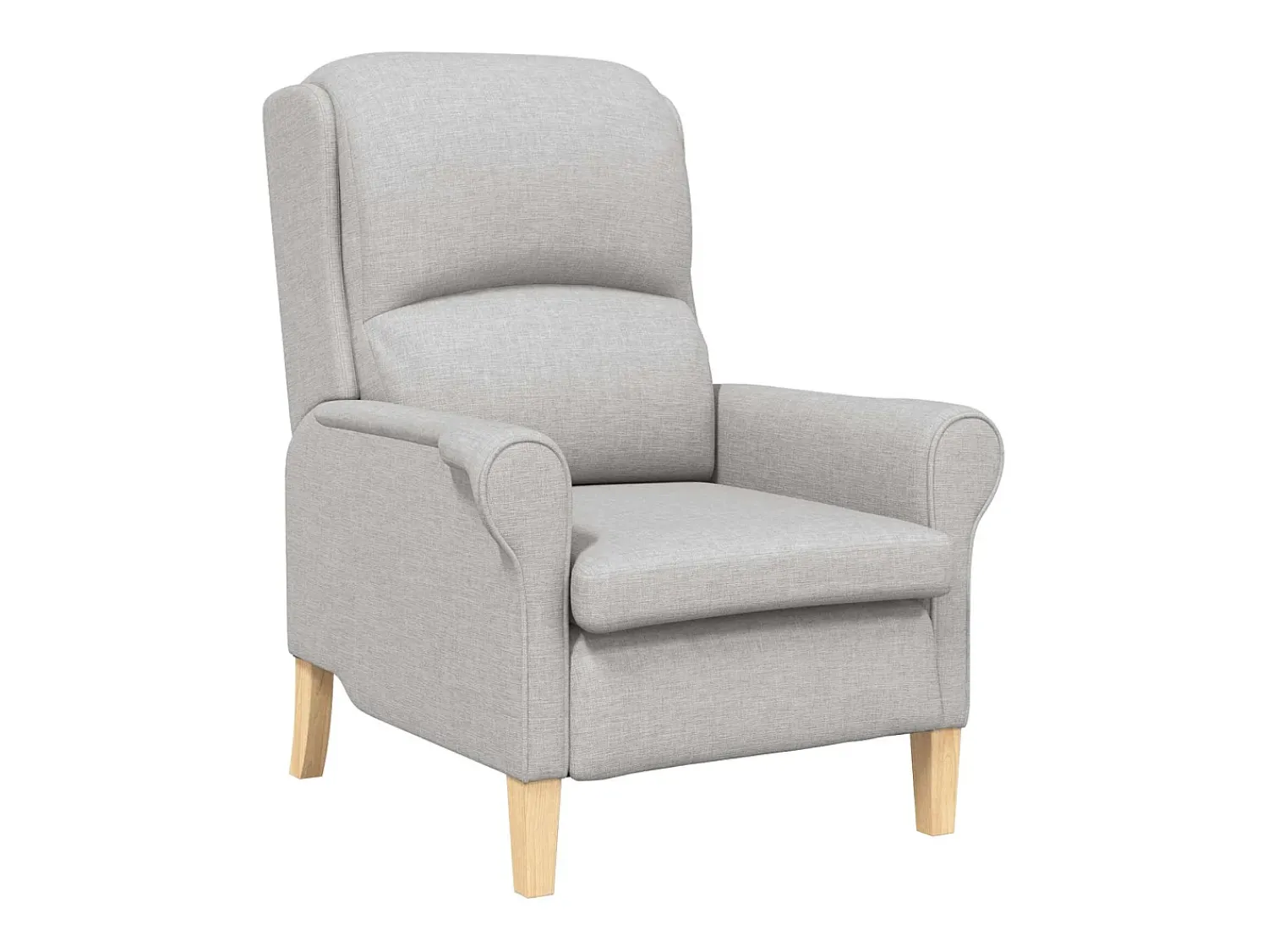 Clearance vidaxl poltrona Cinza Nuvem 76 x 94 x 102 cm tecido Cinzento