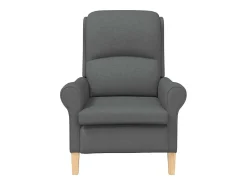 Poltrona*vidaxl poltrona escuro 76 x 94 x 102 cm tecido Cinzento