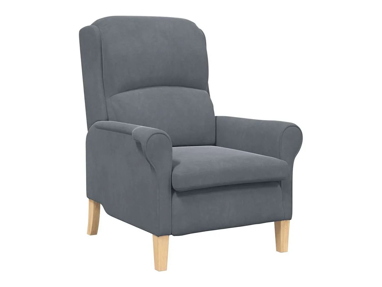 vidaxl poltrona escuro 76 x 94 x 102 cm Veludo^ Poltrona