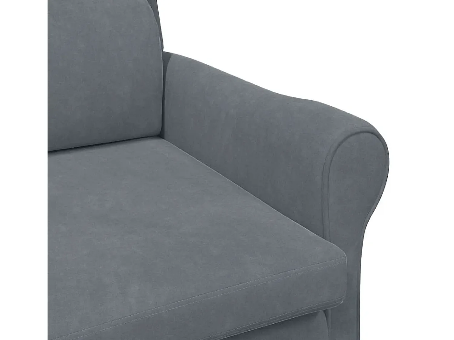 vidaxl poltrona escuro 76 x 94 x 102 cm Veludo^ Poltrona