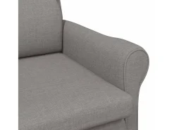 Poltrona*vidaxl poltrona Cinzento-acastanhado 76 x 94 x 102 cm tecido Taupe