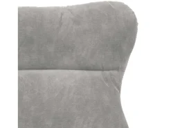 Poltrona*vidaxl poltrona Cinzento-claro 69 x 74 x 93 cm Veludo Cinzento claro