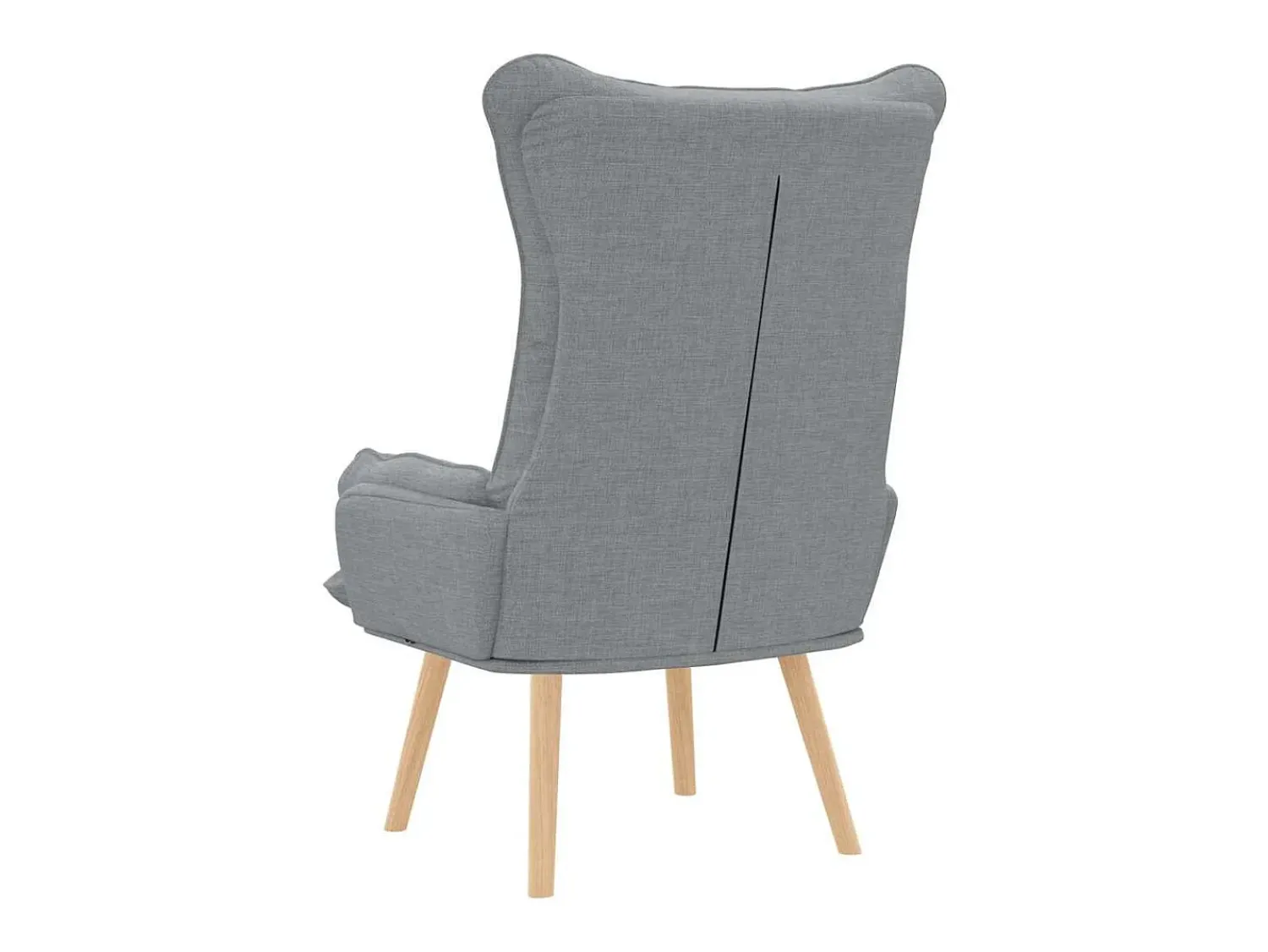 Poltrona|vidaxl poltrona Cinzento-claro 69 x 74 x 93 cm Tecido e Contraplacado Cinzento claro