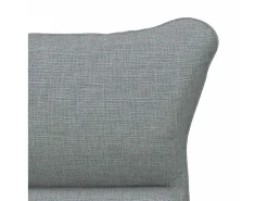 Poltrona|vidaxl poltrona Cinzento-claro 69 x 74 x 93 cm Tecido e Contraplacado Cinzento claro