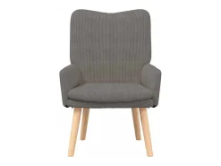 Poltrona*vidaxl poltrona Cinzento-claro 63 x 67 x 94 cm tecido Cinzento claro