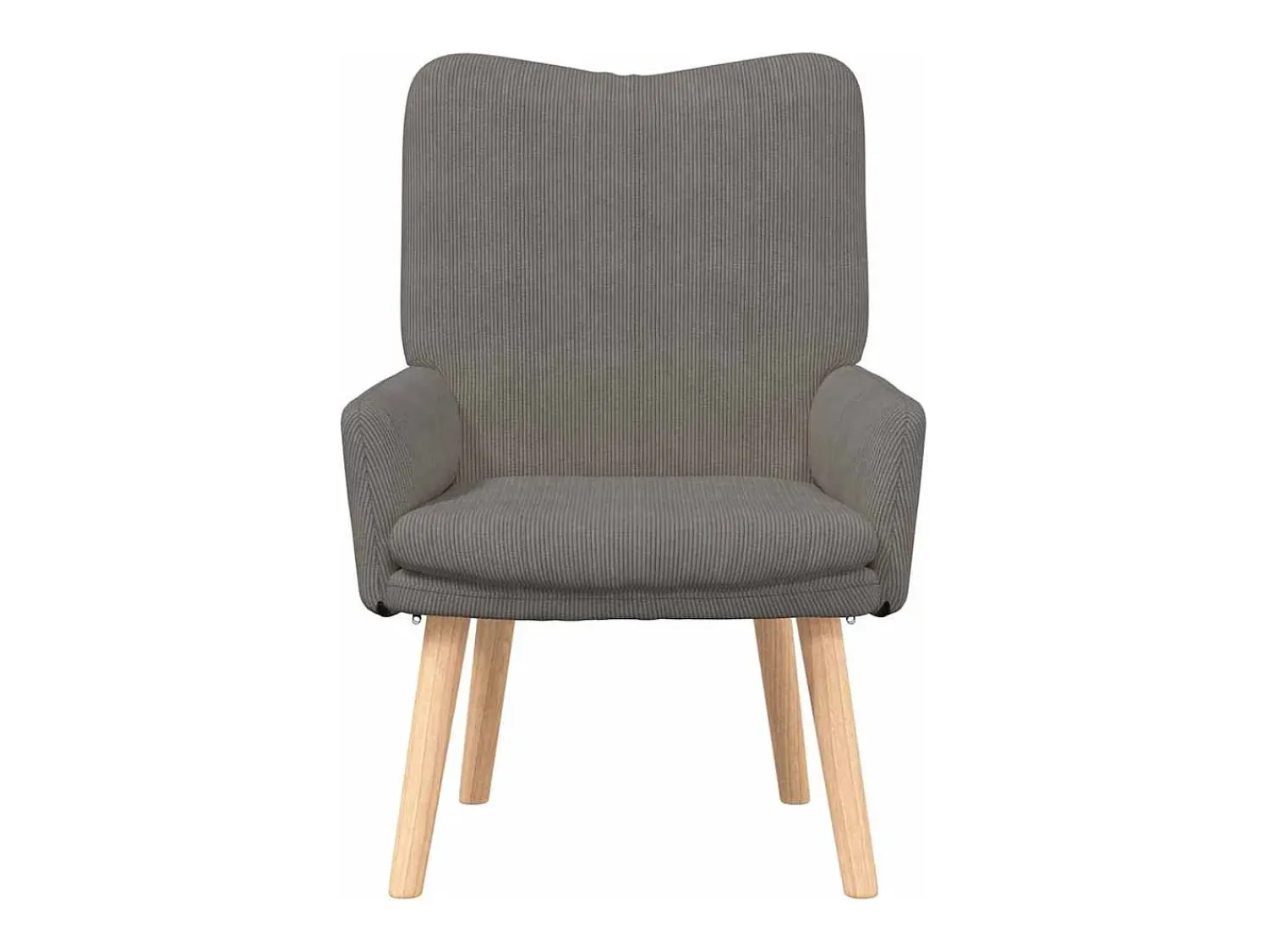 Poltrona*vidaxl poltrona Cinzento-claro 63 x 67 x 94 cm tecido Cinzento claro