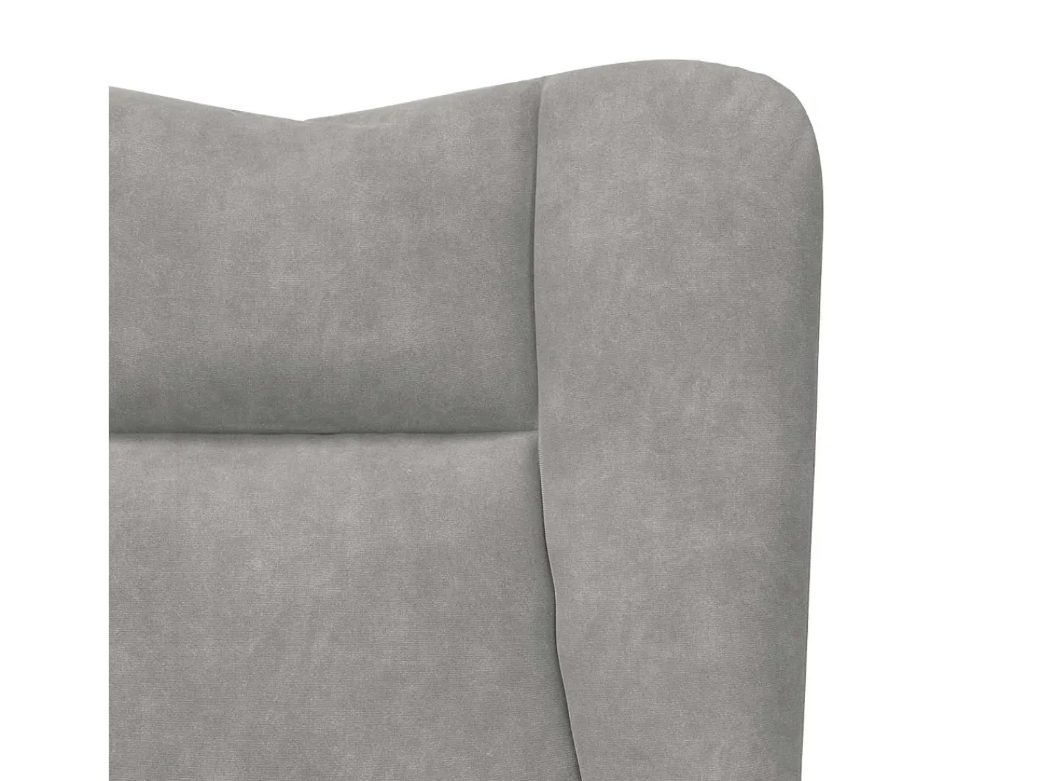 Poltrona*vidaxl poltrona Cinzento-claro 63 x 67 x 94 cm Veludo Cinzento claro