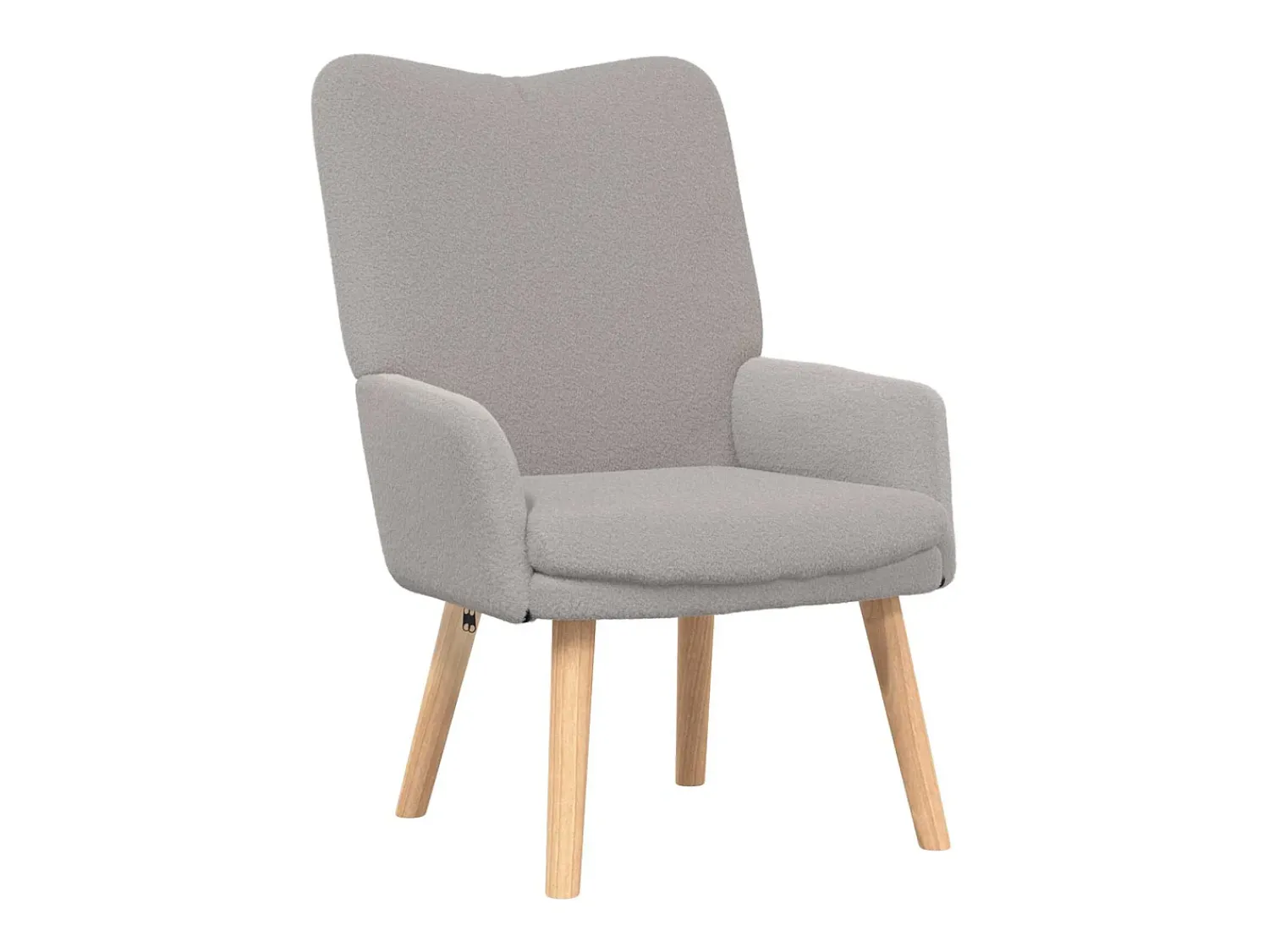 vidaxl poltrona Cinzento-claro 63 x 67 x 94 cm^ Poltrona